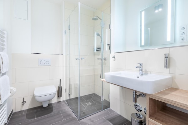 Foto van Baltisch appartement met dakterras - Vakantiehuis in Travemünde - BathRoom
