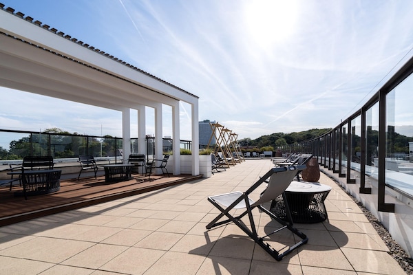 Foto van Baltisch appartement met dakterras - Vakantiehuis in Travemünde - TerraceBalcony