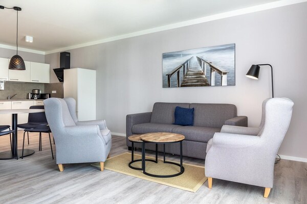 Foto van Baltisch appartement met dakterras - Vakantiehuis in Travemünde - LivingRoom