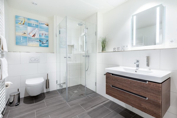 Foto van Parkside Retreat nabij Baltic - Vakantiehuis in Travemünde - BathRoom
