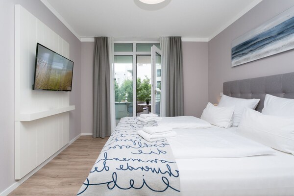 Foto van Vlak terrein op het westen nabij de kust - Vakantiehuis in Travemünde - BedRoom