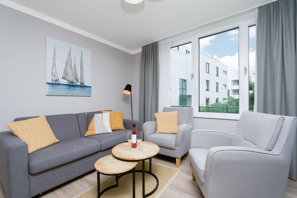 Foto van Vlak terrein op het westen nabij de kust - Vakantiehuis in Travemünde - LivingRoom