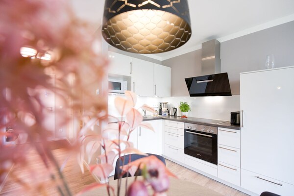 Foto van Vlak terrein op het westen nabij de kust - Vakantiehuis in Travemünde - Kitchen