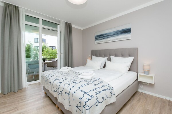 Foto van Vlak terrein op het westen nabij de kust - Vakantiehuis in Travemünde - BedRoom