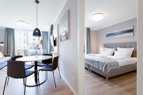 Foto van Vlak terrein op het westen nabij de kust - Vakantiehuis in Travemünde - BedRoom