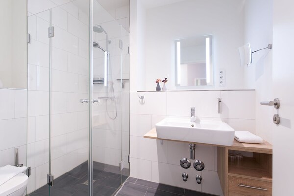 Foto van Vlak terrein op het westen nabij de kust - Vakantiehuis in Travemünde - BathRoom