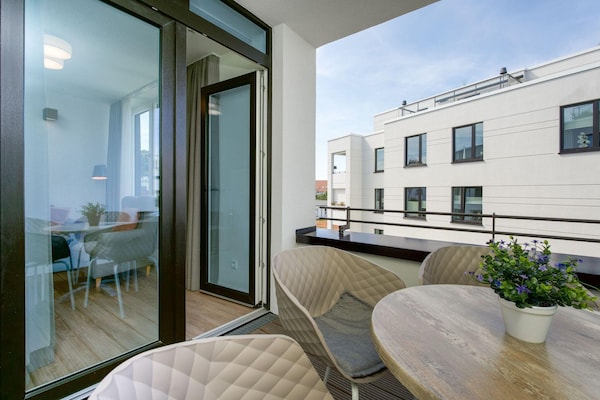 Foto van Parkside Nook met sauna - Vakantiehuis in Travemünde - TerraceBalcony