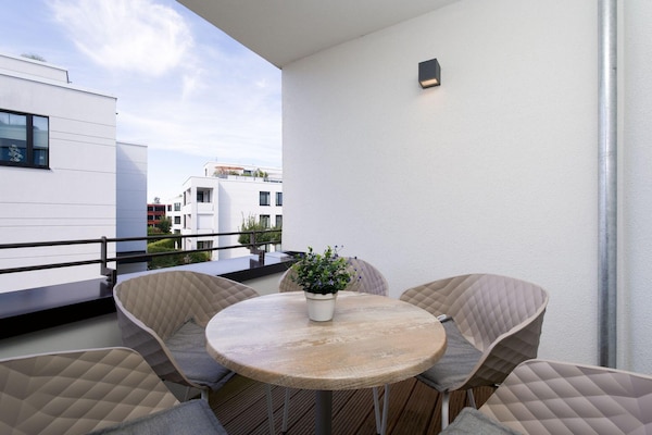 Foto van Parkside Nook met sauna - Vakantiehuis in Travemünde - TerraceBalcony