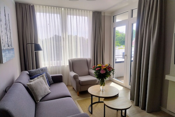 Foto van Kusthoekje met oostelijke loggia - Vakantiehuis in Travemünde - LivingRoom