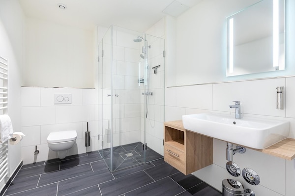 Foto van Kusthoekje met oostelijke loggia - Vakantiehuis in Travemünde - BathRoom