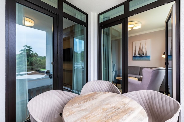 Foto van Kusthoekje met oostelijke loggia - Vakantiehuis in Travemünde - TerraceBalcony