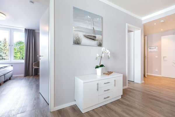 Foto van Luxe oase met bad en spa - Vakantiehuis in Travemünde - Landing
