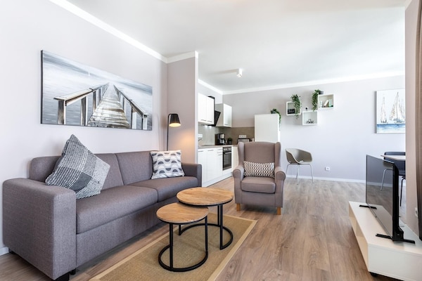 Foto van Luxe oase met bad en spa - Vakantiehuis in Travemünde - LivingRoom