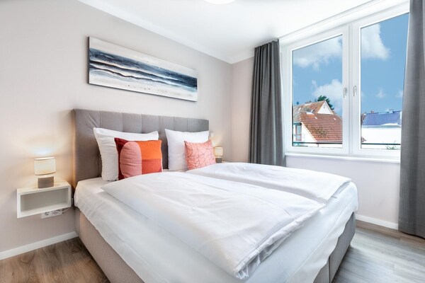 Foto van Ruim appartement met overdekt terras - Vakantiehuis in Travemünde - BedRoom