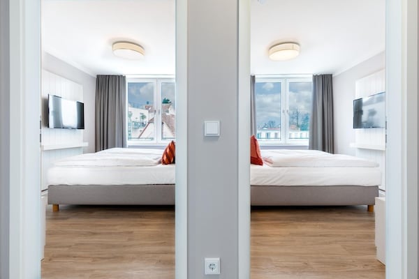 Foto van Ruim appartement met overdekt terras - Vakantiehuis in Travemünde - BedRoom