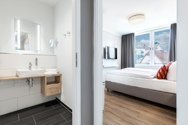 Foto van Ruim appartement met overdekt terras - Vakantiehuis in Travemünde - BedRoom