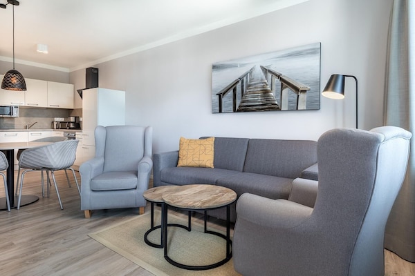 Foto van Schilderachtig kustplaatsje met sauna - Vakantiehuis in Travemünde - LivingRoom