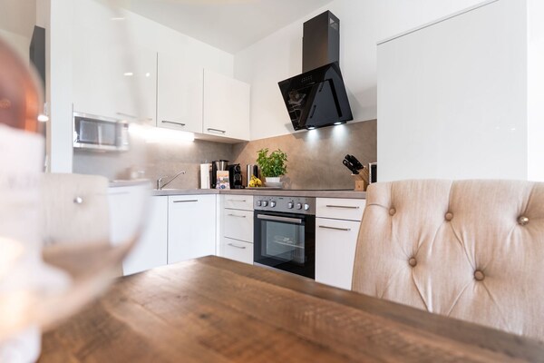 Foto van Strandverblijf inclusief saunabeleving - Vakantiehuis in Travemünde - Kitchen