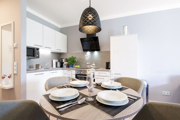 Foto van Oostappartement met gedeelde spa - Vakantiehuis in Travemünde - DiningRoom