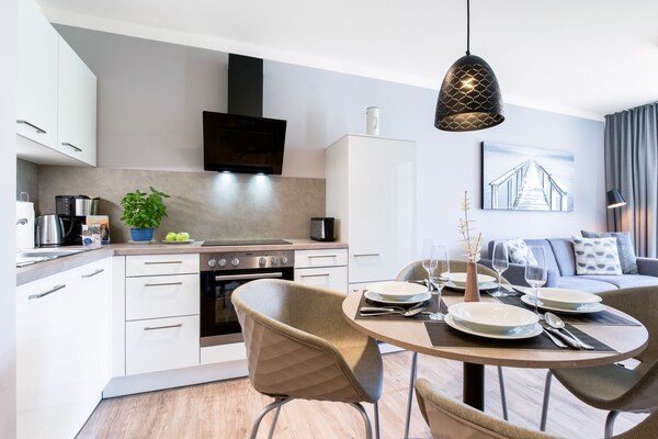 Foto van Oostappartement met gedeelde spa - Vakantiehuis in Travemünde - DiningRoom