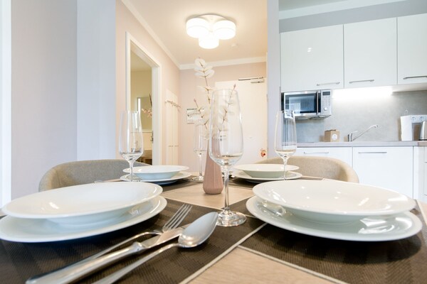 Foto van Oostappartement met gedeelde spa - Vakantiehuis in Travemünde - DiningRoom
