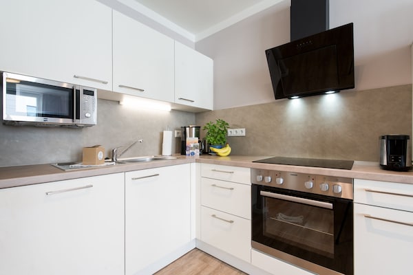 Foto van Oostappartement met gedeelde spa - Vakantiehuis in Travemünde - Kitchen