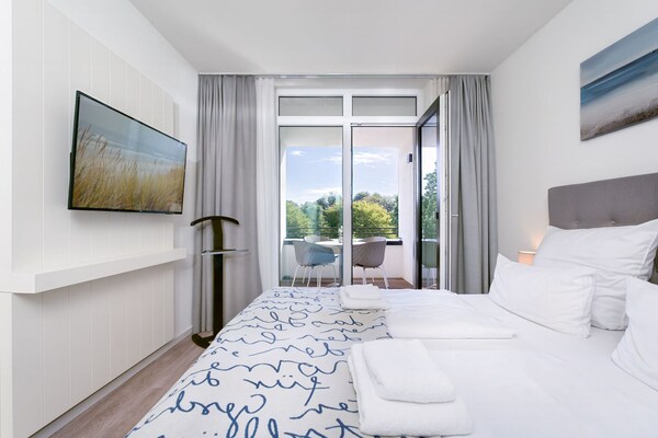 Foto van Rustplek met uitzicht op het park - Vakantiehuis in Travemünde - BedRoom