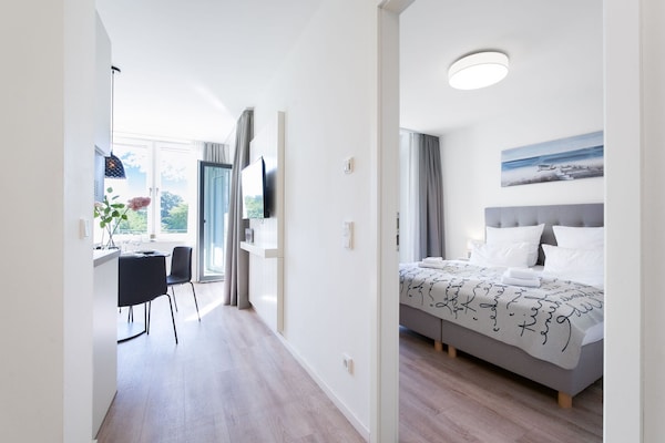 Foto van Rustplek met uitzicht op het park - Vakantiehuis in Travemünde - BedRoom