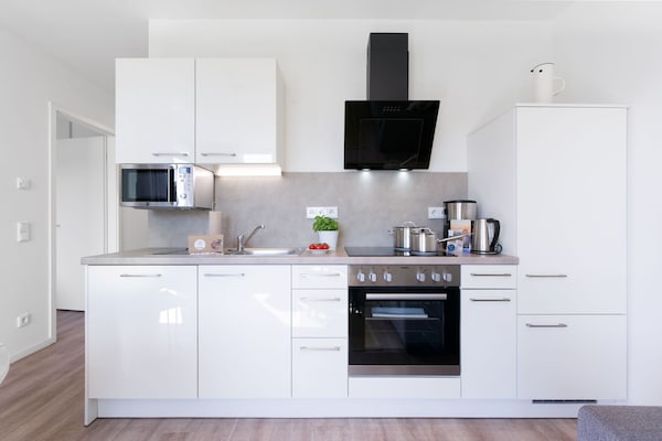 Foto van Rustplek met uitzicht op het park - Vakantiehuis in Travemünde - Kitchen