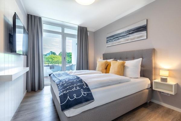 Foto van Stijlvol appartement met zonnig balkon - Vakantiehuis in Travemünde - BedRoom