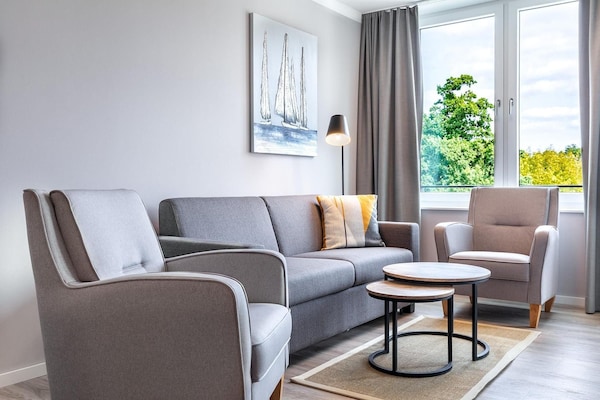 Foto van Stijlvol appartement met zonnig balkon - Vakantiehuis in Travemünde - LivingRoom