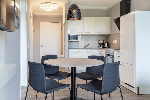Foto van Stijlvol appartement met zonnig balkon - Vakantiehuis in Travemünde - DiningRoom