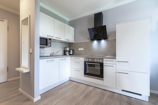 Foto van Stijlvol appartement met zonnig balkon - Vakantiehuis in Travemünde - Kitchen