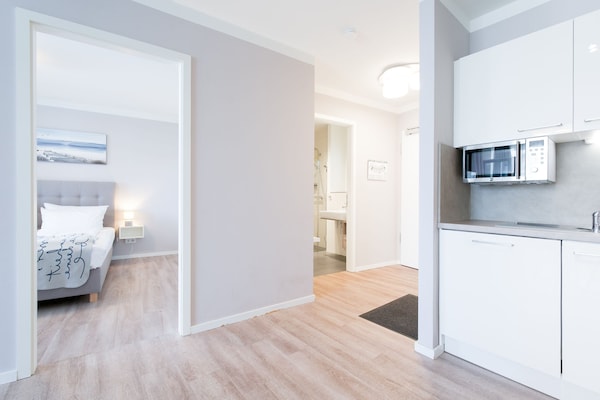 Foto van Travemuende Overdekte Balkon Suite - Vakantiehuis in Travemünde - Kitchen
