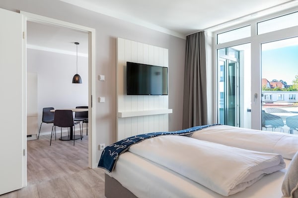 Foto van Travemuende Overdekte Balkon Suite - Vakantiehuis in Travemünde - BedRoom
