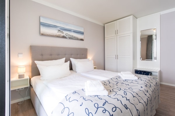 Foto van Travemuende Overdekte Balkon Suite - Vakantiehuis in Travemünde - BedRoom