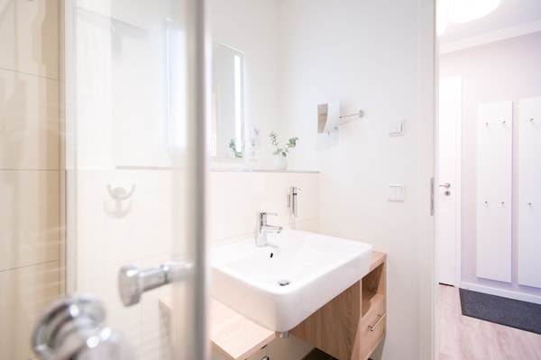 Foto van Travemuende Overdekte Balkon Suite - Vakantiehuis in Travemünde - BathRoom