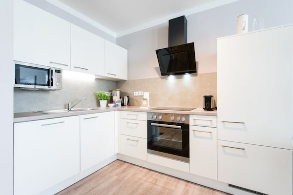 Foto van Travemuende Overdekte Balkon Suite - Vakantiehuis in Travemünde - Kitchen