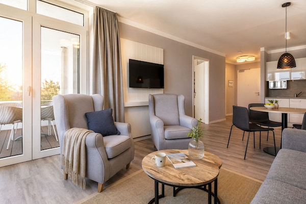 Foto van Travemuende Overdekte Balkon Suite - Vakantiehuis in Travemünde - LivingRoom