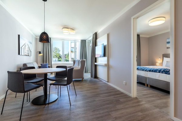 Foto van Travemuende Overdekte Balkon Suite - Vakantiehuis in Travemünde - DiningRoom