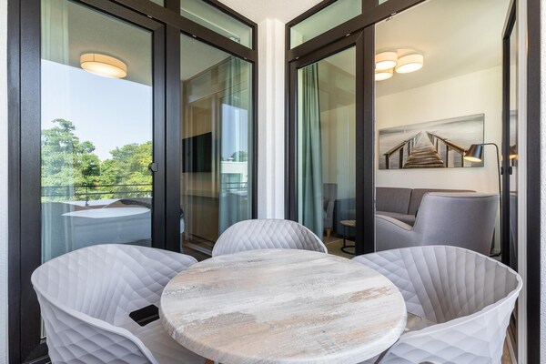 Foto van Parkview Baltic Escape voor 4 - Vakantiehuis in Travemünde - TerraceBalcony
