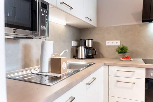 Foto van Zonverlichte Baltische Retreat voor 4 - Vakantiehuis in Travemünde - Kitchen