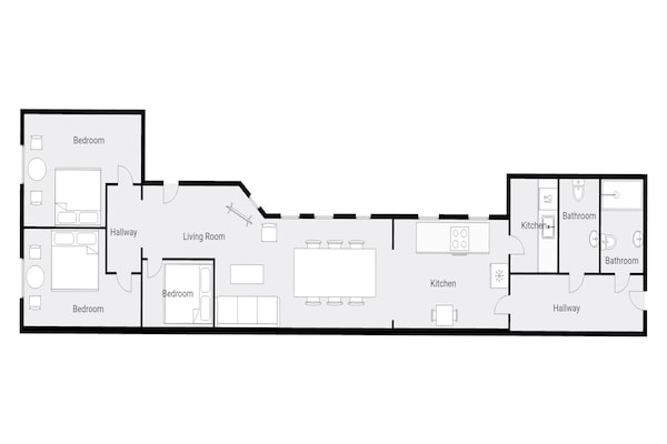 Foto van Kopenhagen Residentie bij Churchill Park - Vakantiehuis in København - FloorPlan