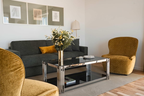 Foto van Appartement aan de kust in Amager met balkon - Vakantiehuis in København - LivingRoom