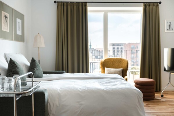 Foto van Appartement aan de kust in Amager met balkon - Vakantiehuis in København - BedRoom
