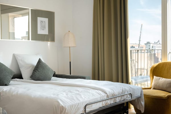 Foto van Appartement aan de kust in Amager met balkon - Vakantiehuis in København - BedRoom