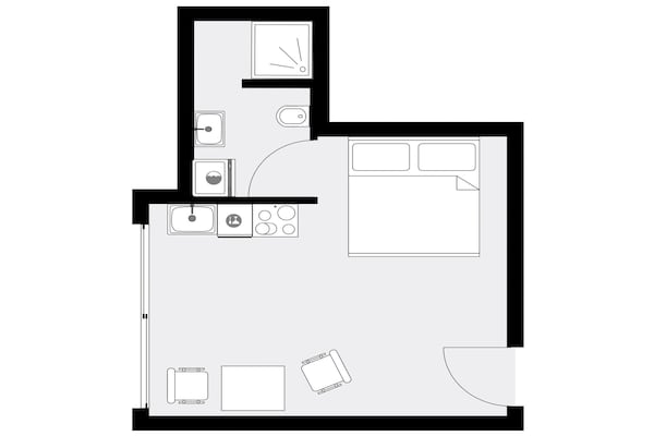 Foto van Gezellig toevluchtsoord in Kopenhagen - Vakantiehuis in København - FloorPlan
