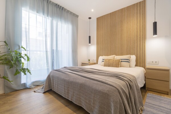 Foto van Appartement aan zee in Calella met strandtoegang - Vakantiehuis in Calella - BedRoom