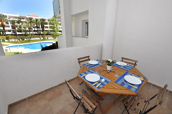 Foto van Appartement in Roses bij zandstrand - Vakantiehuis in Rosas / Roses - terrace
