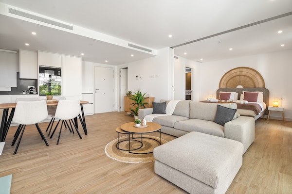 Foto van Stijlvol appartement aan de lagune - Vakantiehuis in Casares - LivingRoom